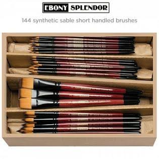 Synthetic Sable Brush 144-Count Bulk Pack A824608