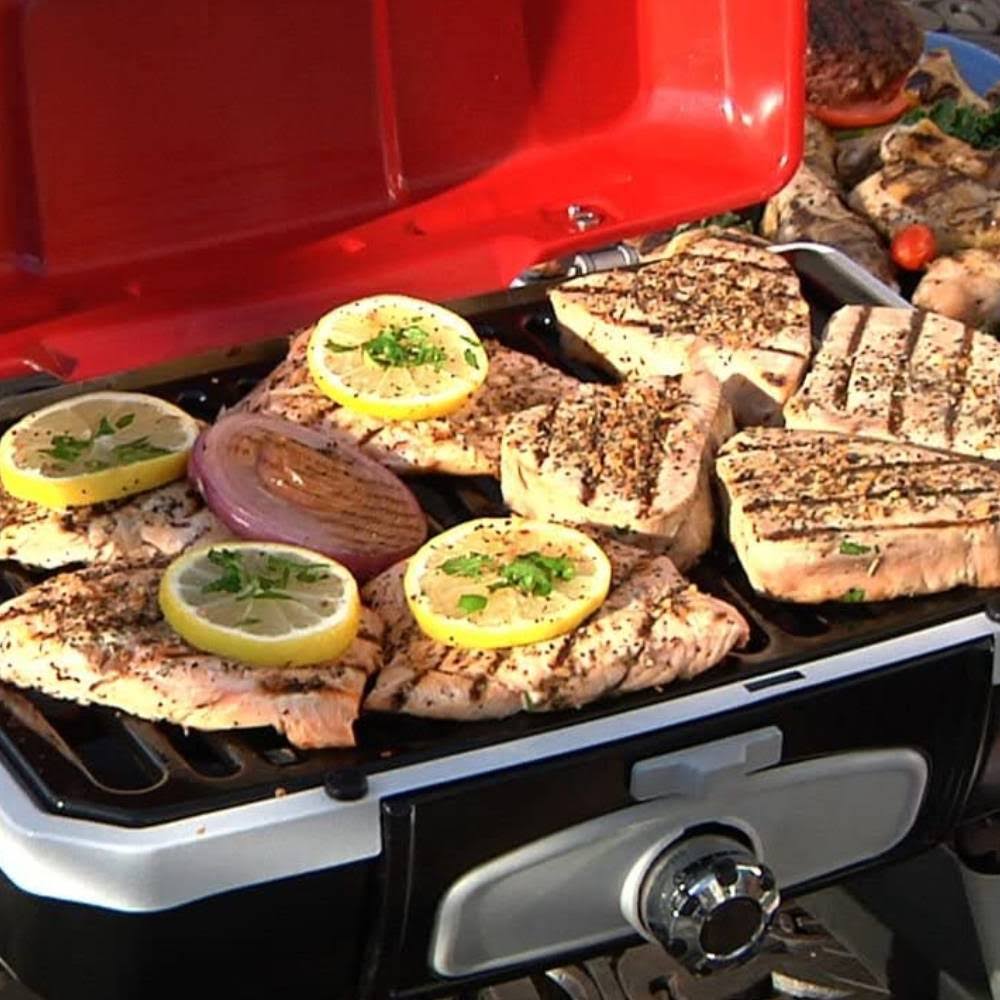Portable Tabletop Gas Grill Red R704