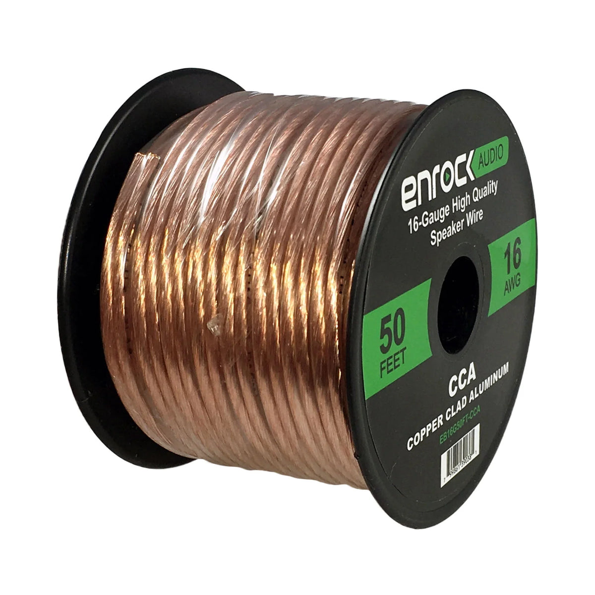 4x 6.5 300W 2 Way Coaxial Speakers, 4x Speaker Harness, 16-Gauge 50 Foot Speaker Wire D433529