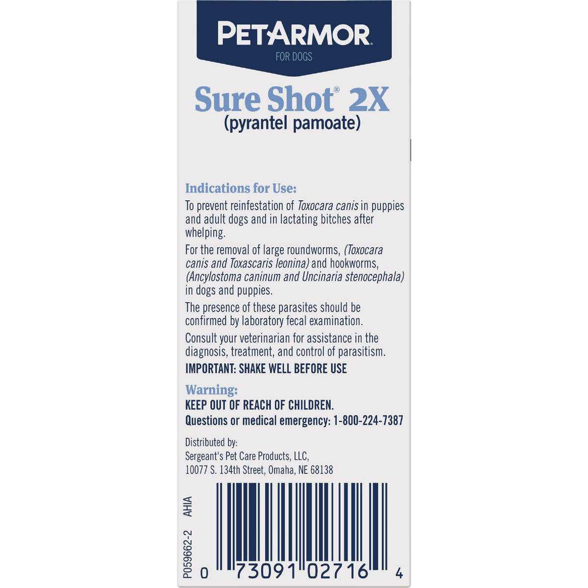 Liquid Wormer for Dogs X9220