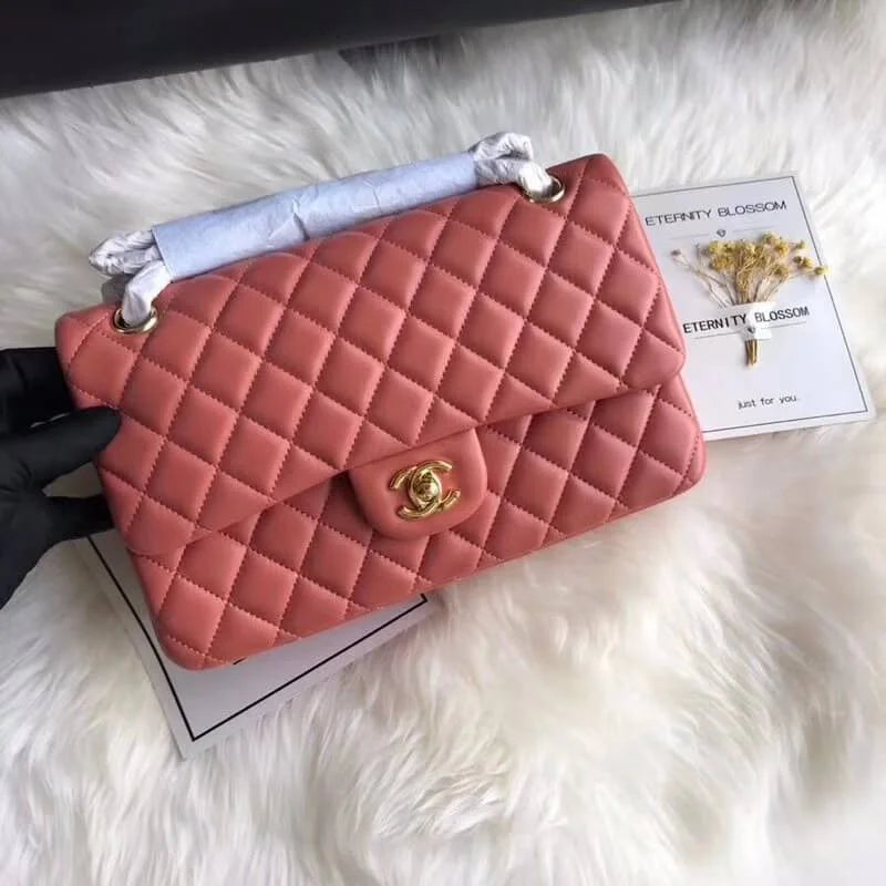 Lambskin Leather Flap Bag V41630