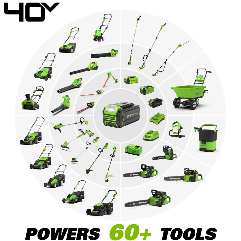 40V 20-inch Cordless Brushless Snow Blower with 4.0 Ah Battery and Charger H8436