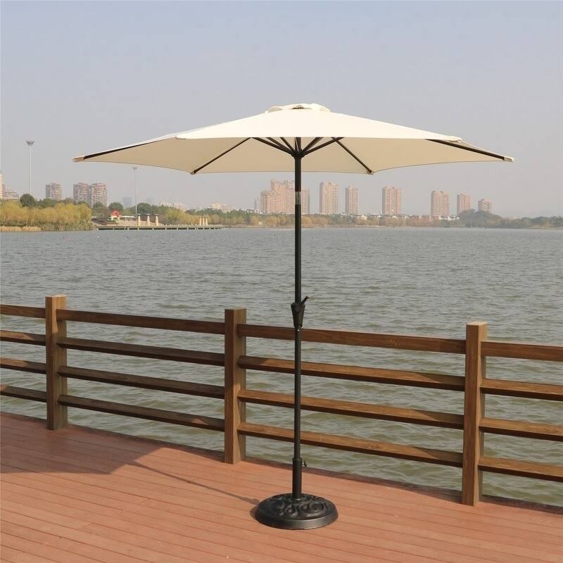 9 Feet Pole Umbrella with Carry Bag and Base X76554