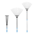15-Tine Adjustable Leaf Rake with Telescoping Handle J241