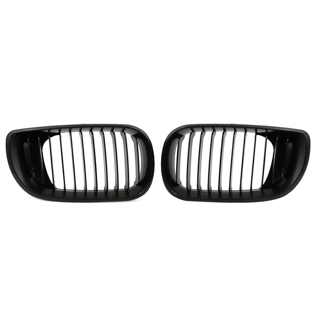 Matte Black Front Hood Kidney Grille D49810