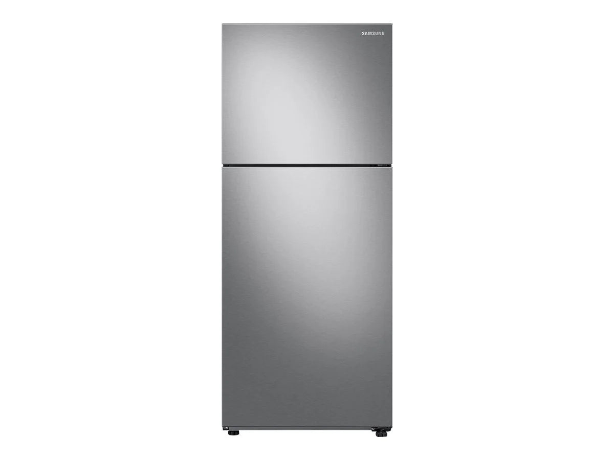 Top Freezer Freestanding Refrigerator Black Stainless Steel Z473020