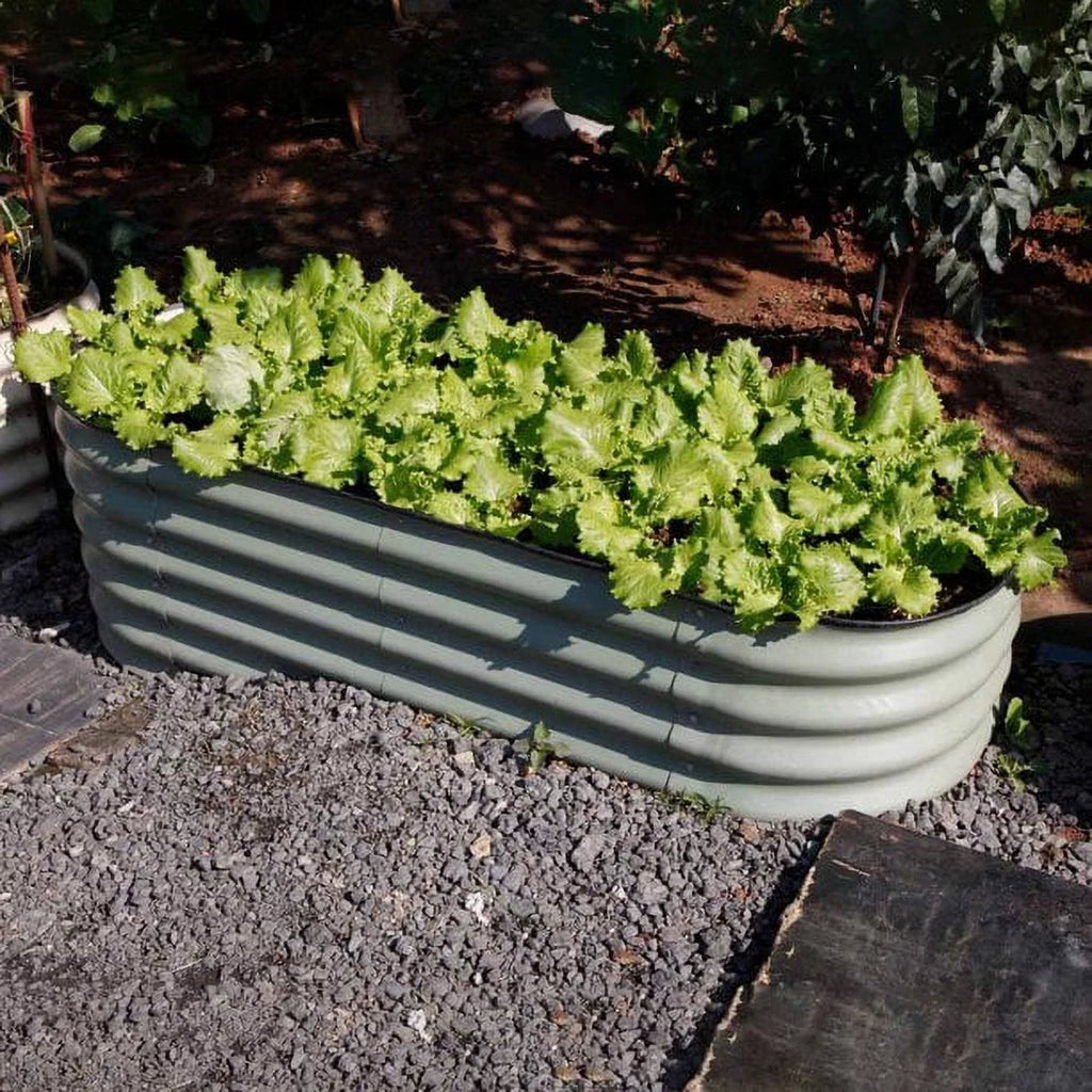 17" Tall 5'X2' Metal Corrugated Raised Garden Bed Kit K4363