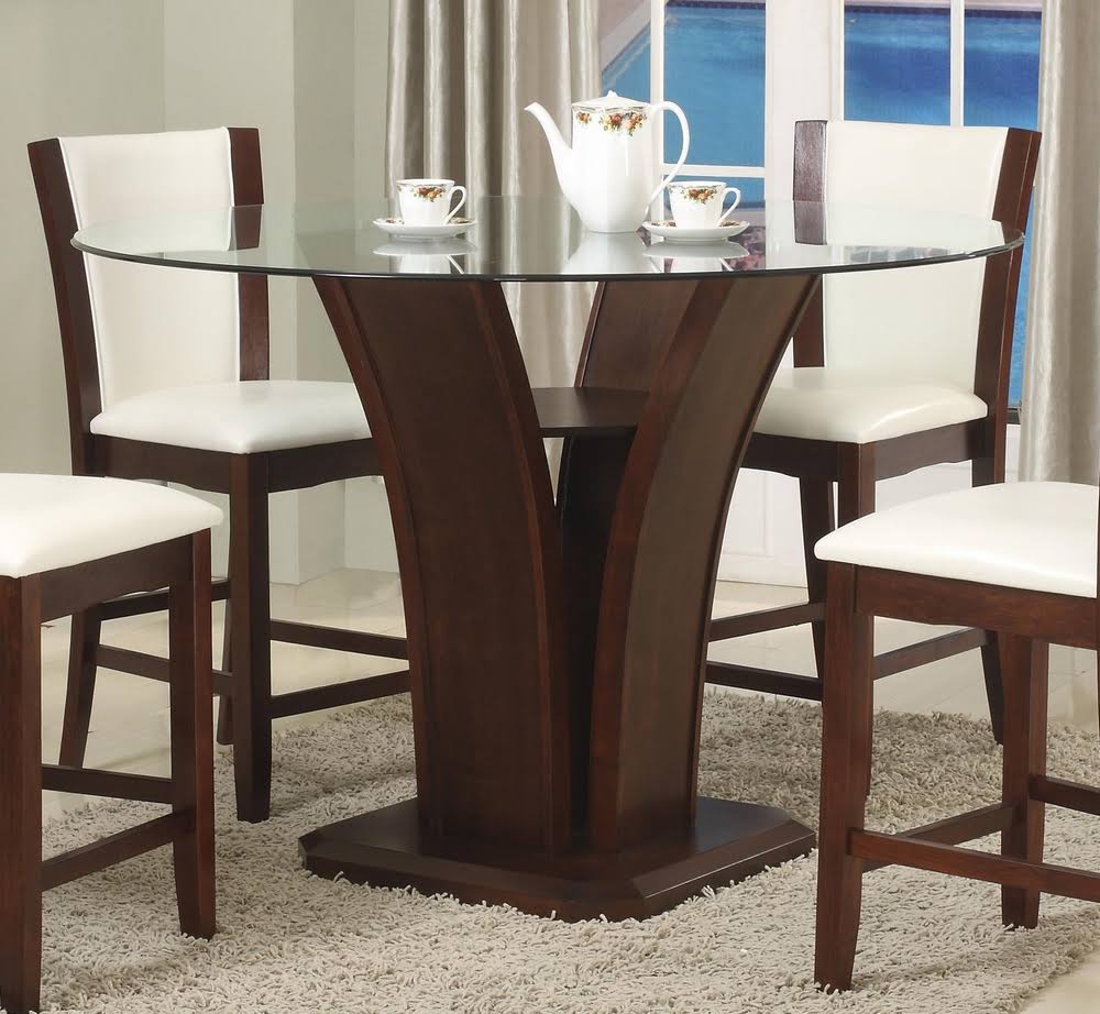 Espresso Counter Height Table Y50413