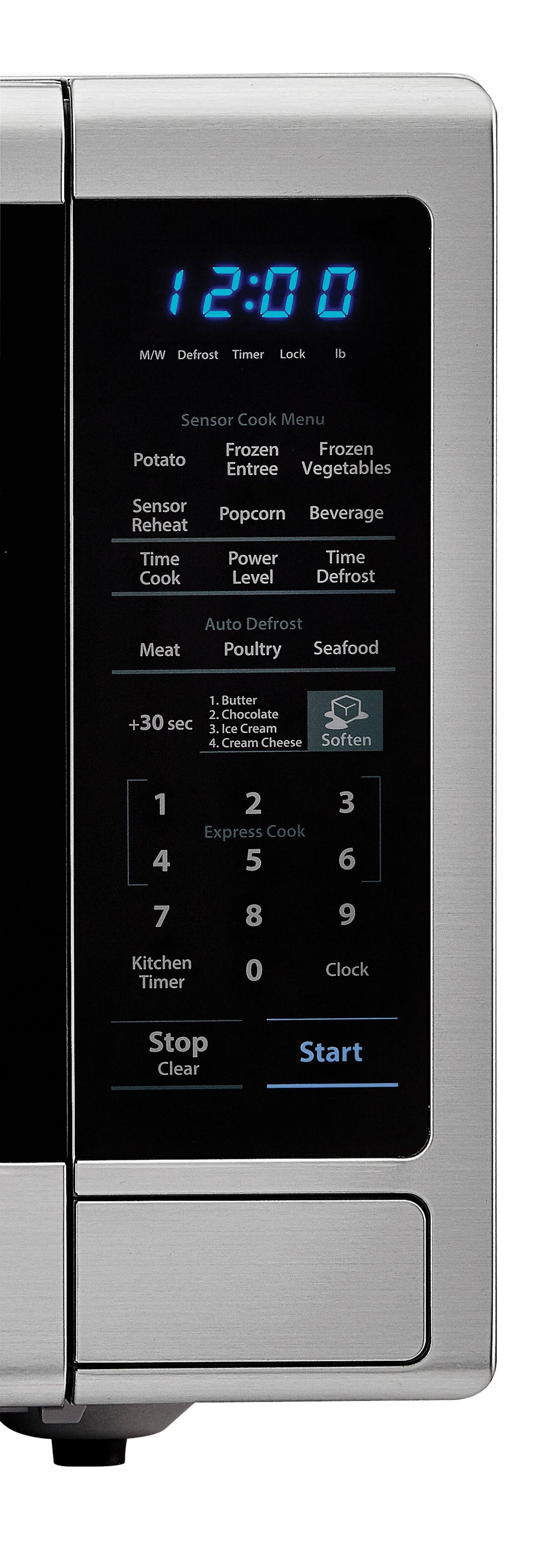 1100W 1.8 cu ft Black Stainless Steel Microwave K998