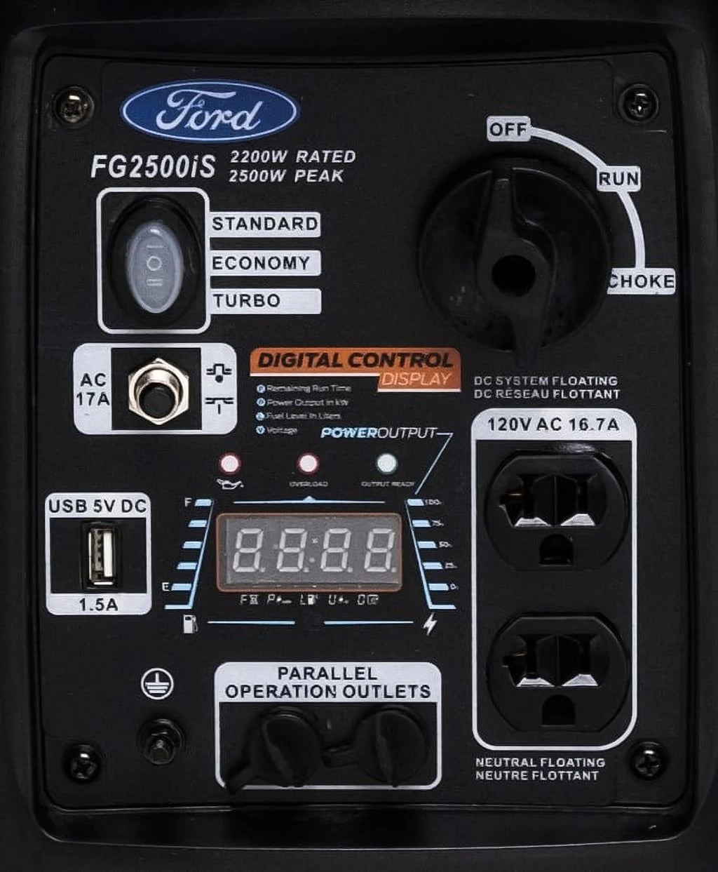 2,500-Watt Gasoline Powered Inverter Generator A44218
