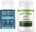 Bone Broth Capsules 180 Count + Beef Organ Complex Capsules 180 Count V876181