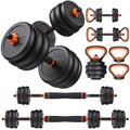 Adjustable Dumbbells Free Weight Set with Connector T524