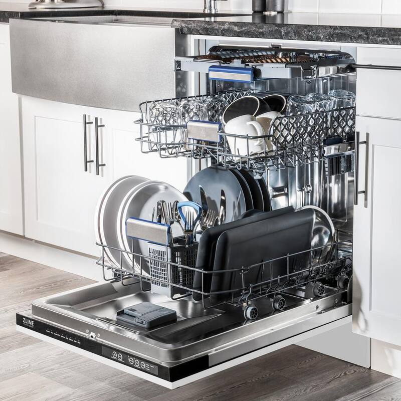 24 in. Tall Tub Dishwasher with 3rd Rack in White Matte W147887