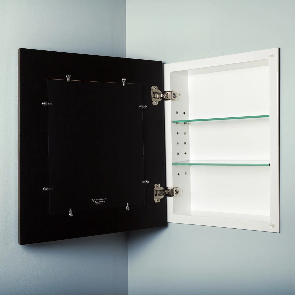 Black Mirrored Medicine Cabinet F5112