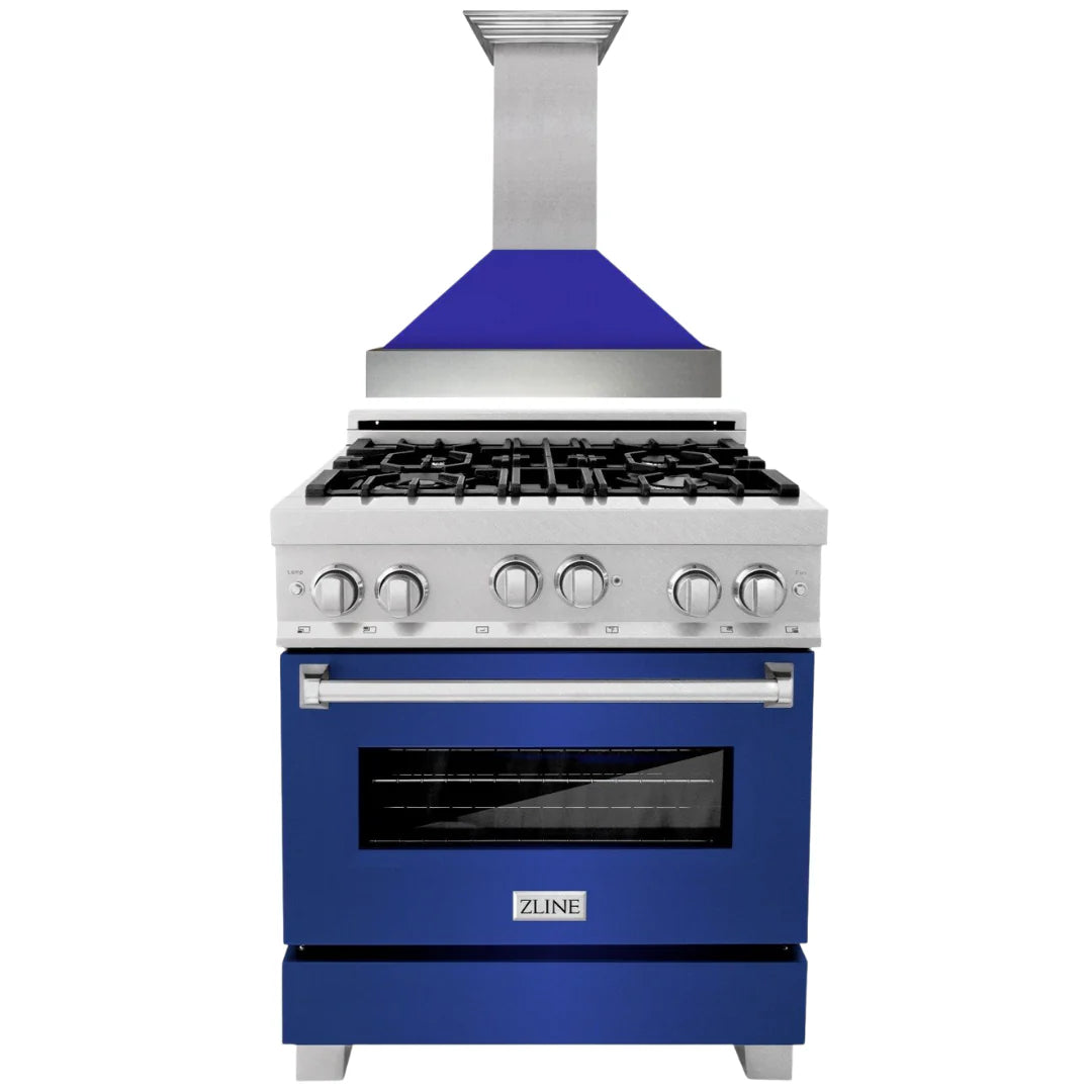 30 Gas Range and Range Hood Appliance Package N7251