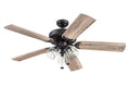 52" 5 Blade Oil-Rubbed Bronze Ceiling Fan with 3 Lights N968