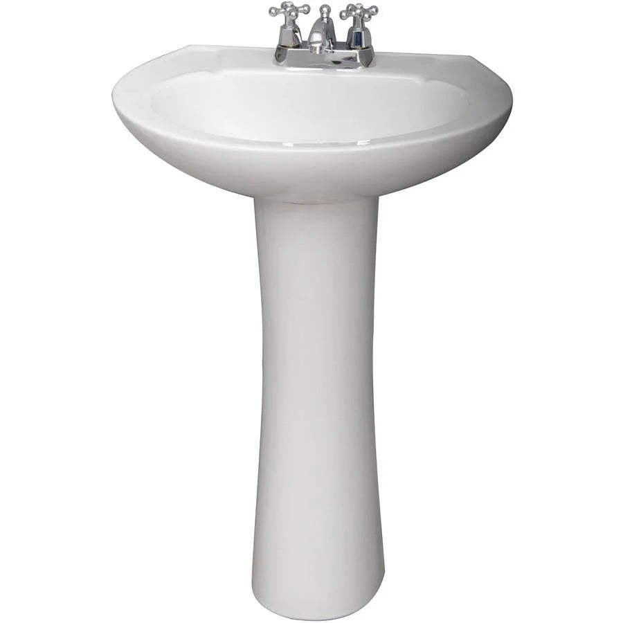 White Pedestal Lavatory C580525