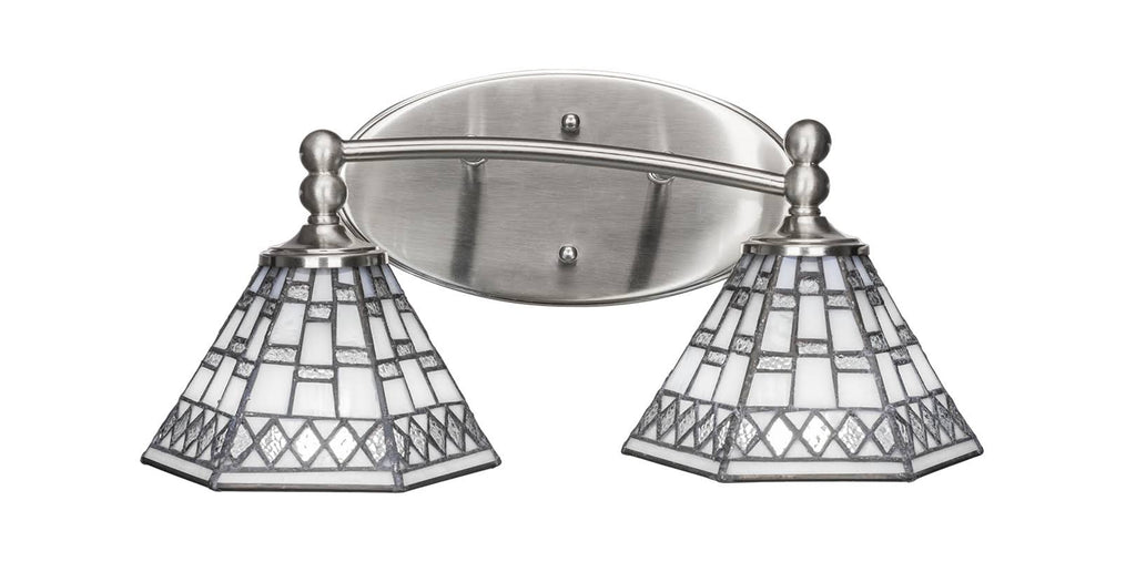 Two Light Bath Bar Brushed Nickel P936