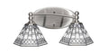 Two Light Bath Bar Brushed Nickel P936
