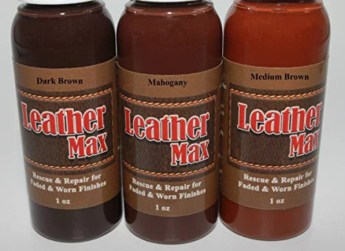 Leather Restorer and Refinish Kit 8 Oz Dark Brown U700986