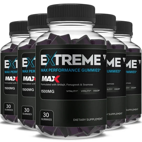 5 Pack Performance Gummies Supplement U739