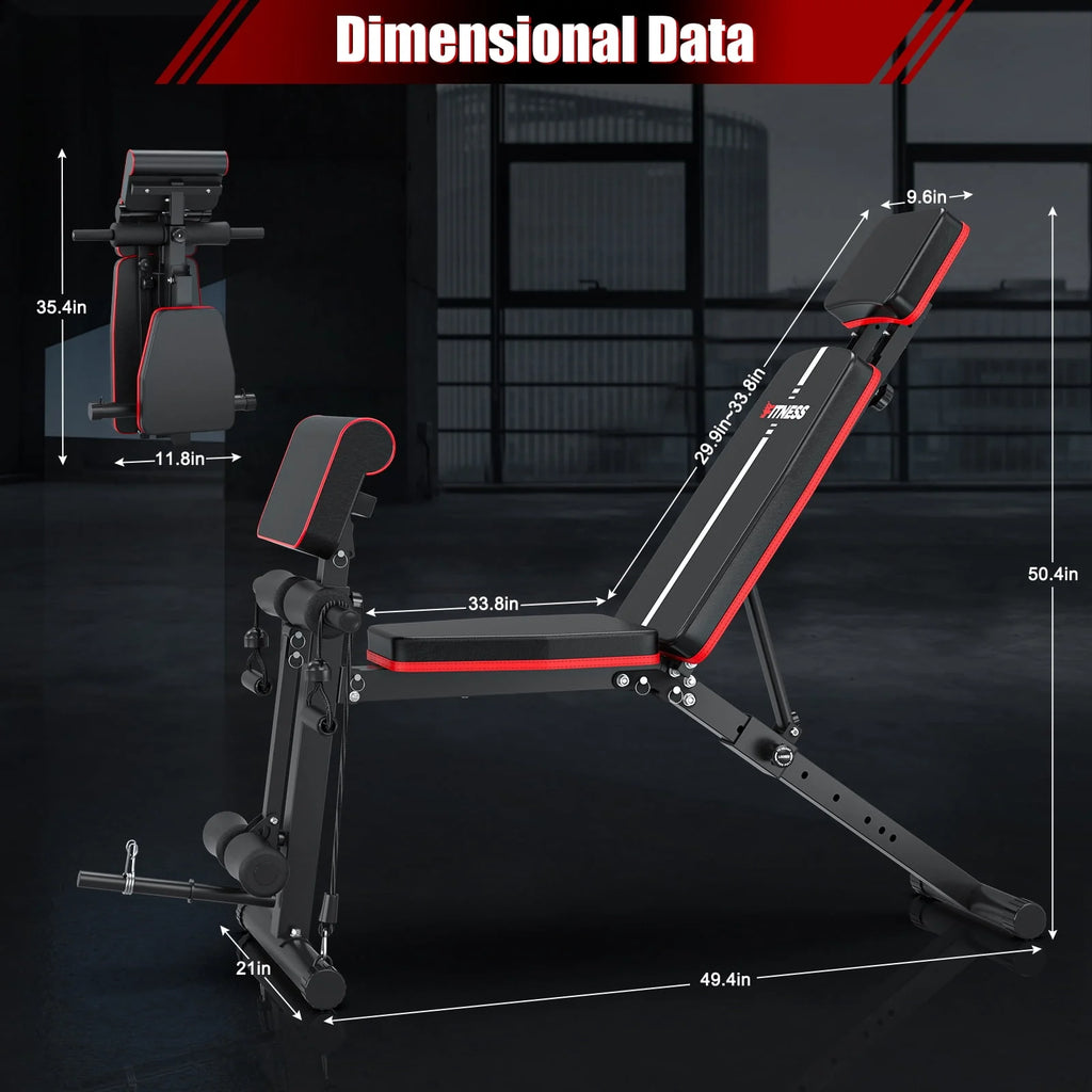 Adjustable Foldable Weight Bench H8382