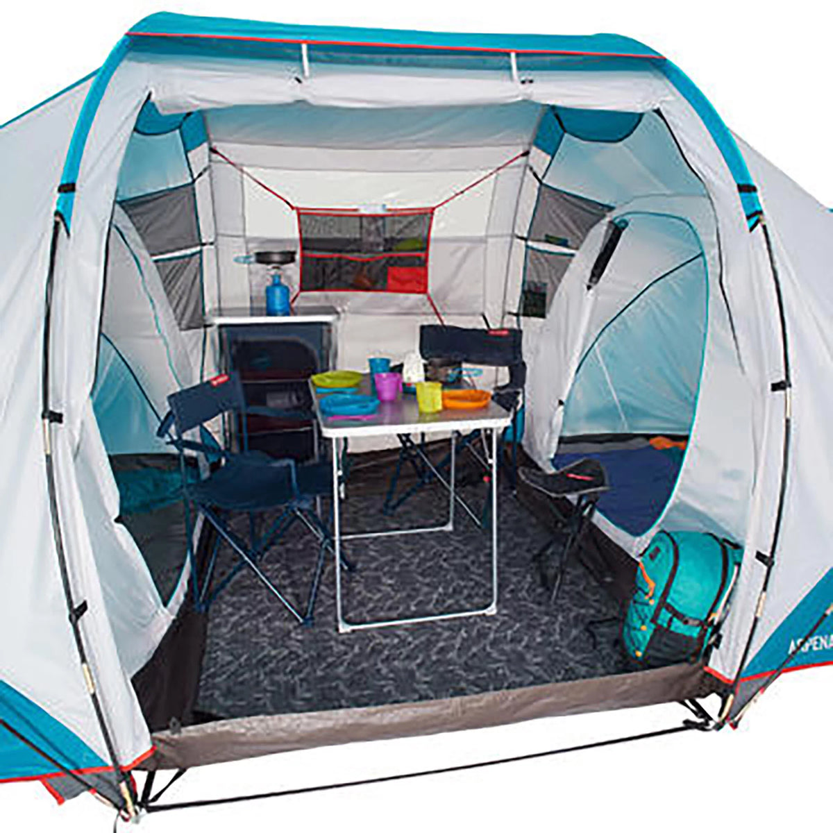 Waterproof 4 Person 2 Rooms Camping Tent V205864