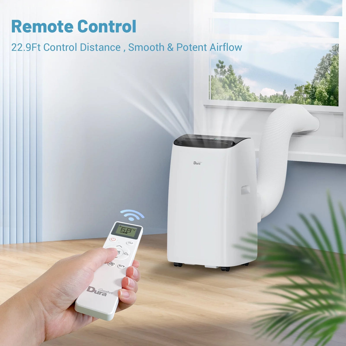 14000 BTU Portable Air Conditioner with Dehumidifier and Cooling Fan V737