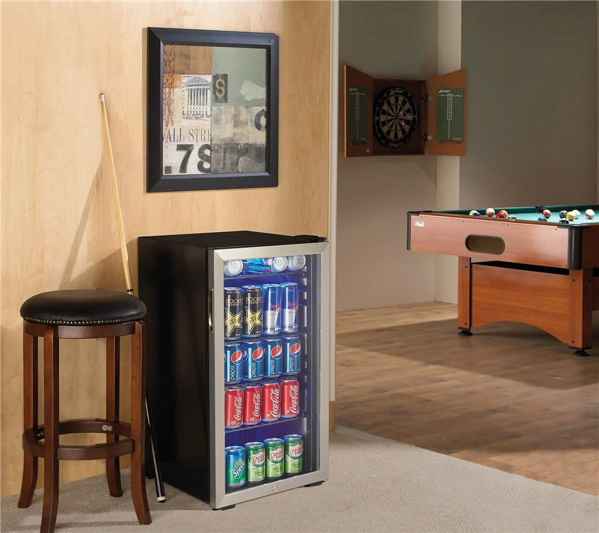 3.1 cu. ft. Stainless Steel Beverage Center C114