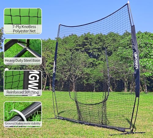 Baseball Softball Net with Steel Frame and Carry Bag F7052
