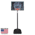 Adjustable Portable Basketball Hoop 44 inch HDPE Plastic T242099