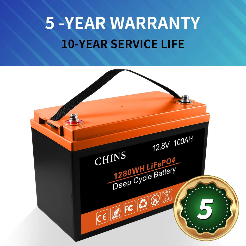 12V 100AH LiFePO4 Lithium Battery O55569
