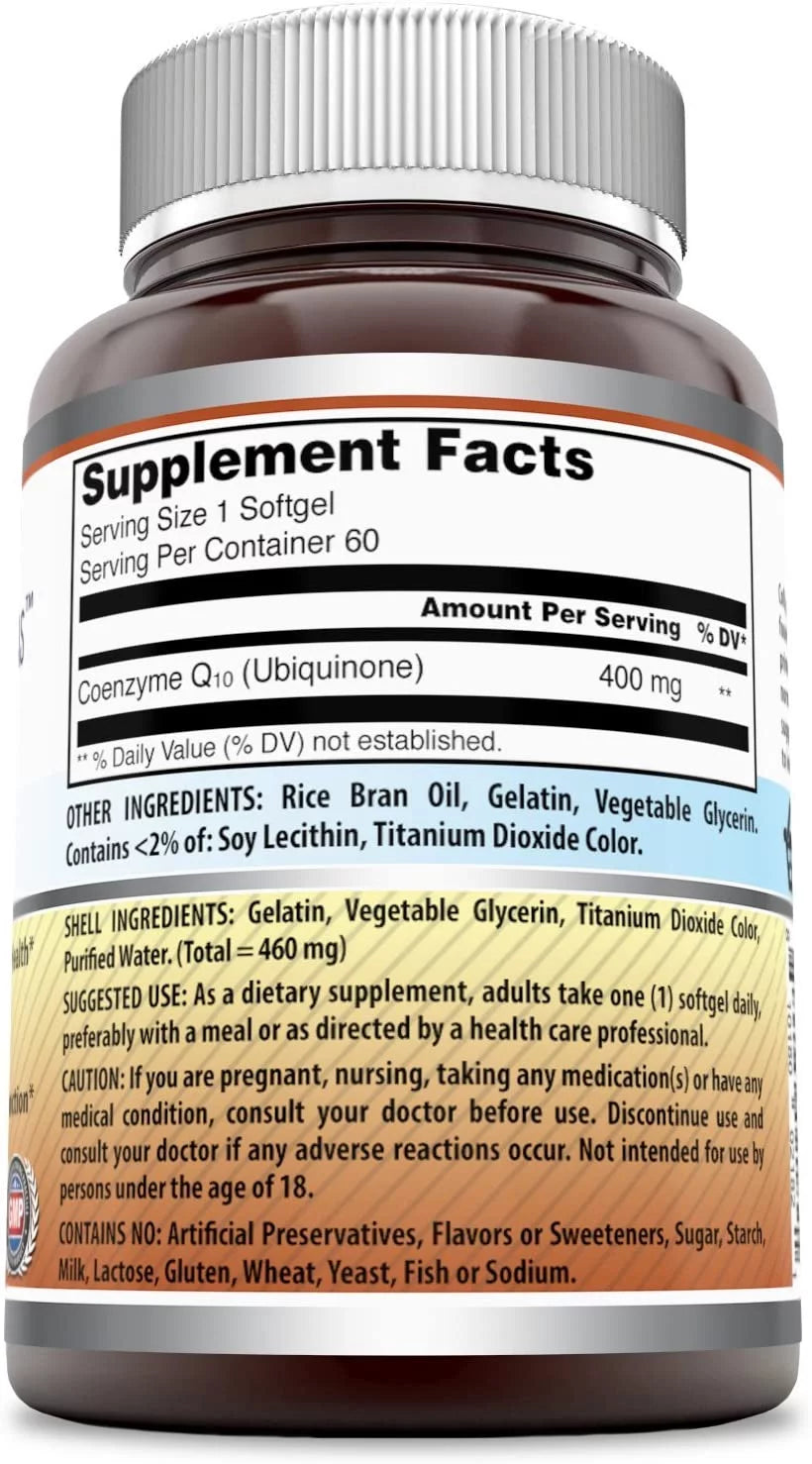 Coq10 400 Mg 60 Softgels R500633