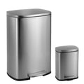 13-Gallon Stainless Steel Trash Can with Soft-Close Lid E7651
