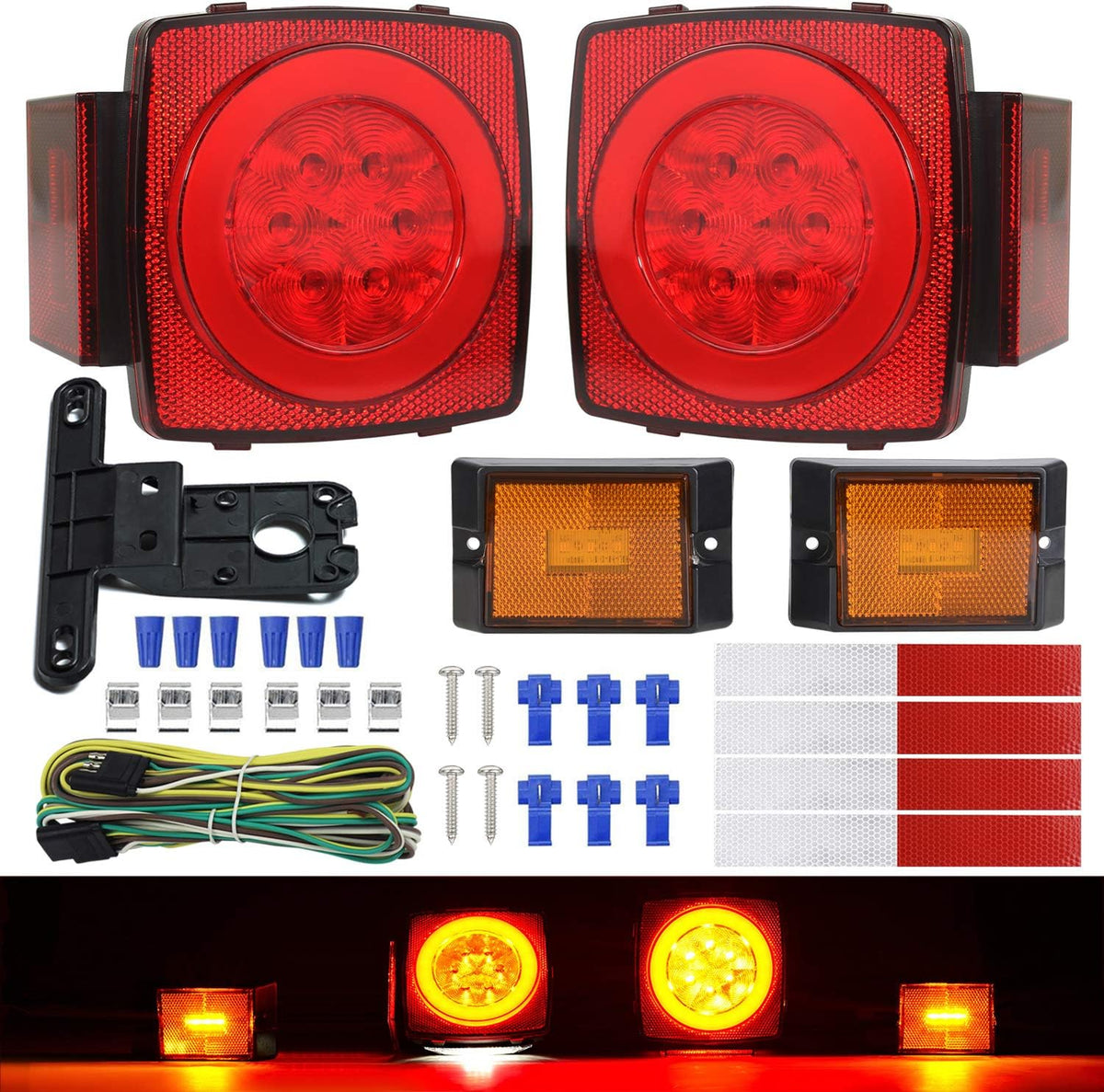 Submersible LED Trailer Light Kit IP68 Waterproof C839342