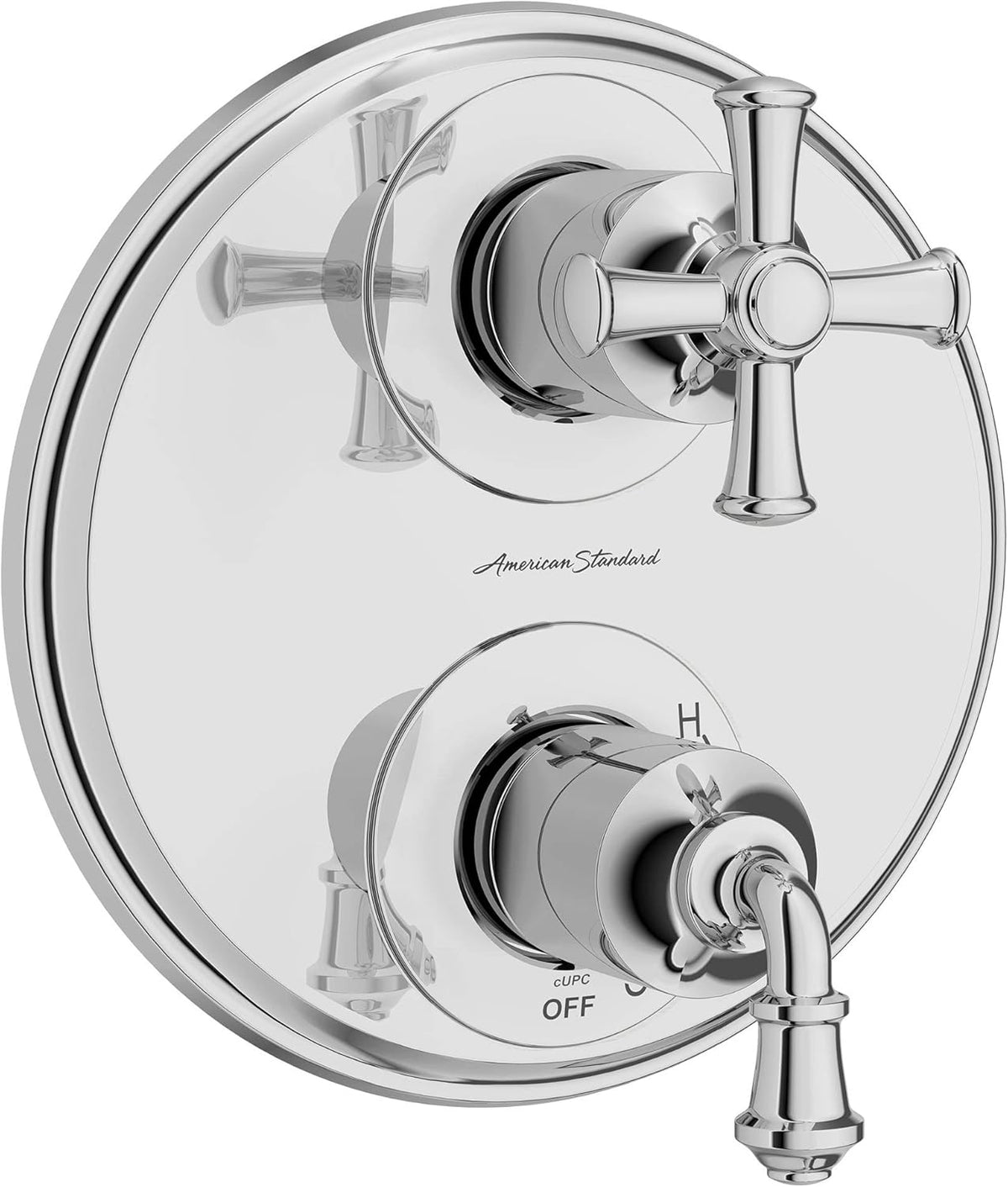 Brushed Nickel 2-Handle Shower Diverter Trim Z19860