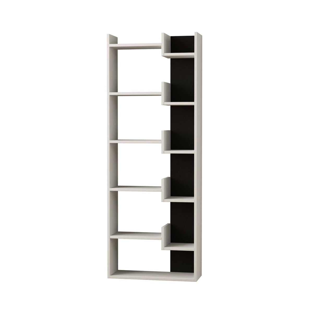 Modern Bookcase White/Black M51756