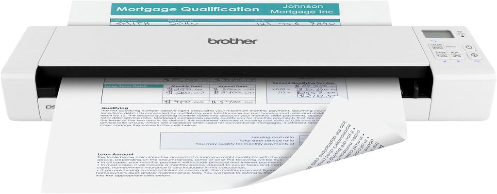 Duplex Wireless Compact Mobile Document Scanner B631470