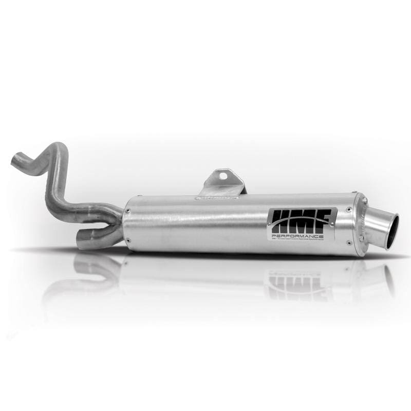 Red Slip On Exhaust with Turn-Down End Cap H10769