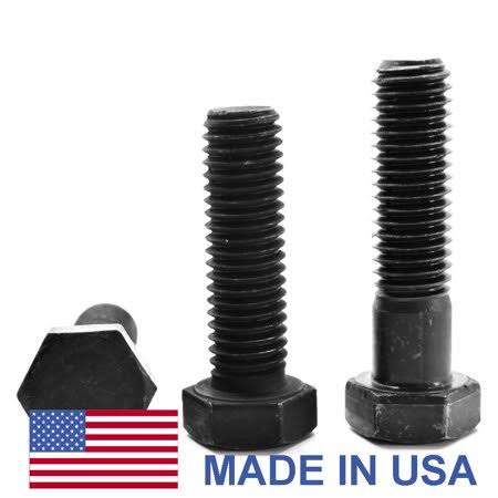 7/8 inch-14 x 3 1/4 inch Grade 8 Hex Cap Screw Black Oxide Pk 50 K986