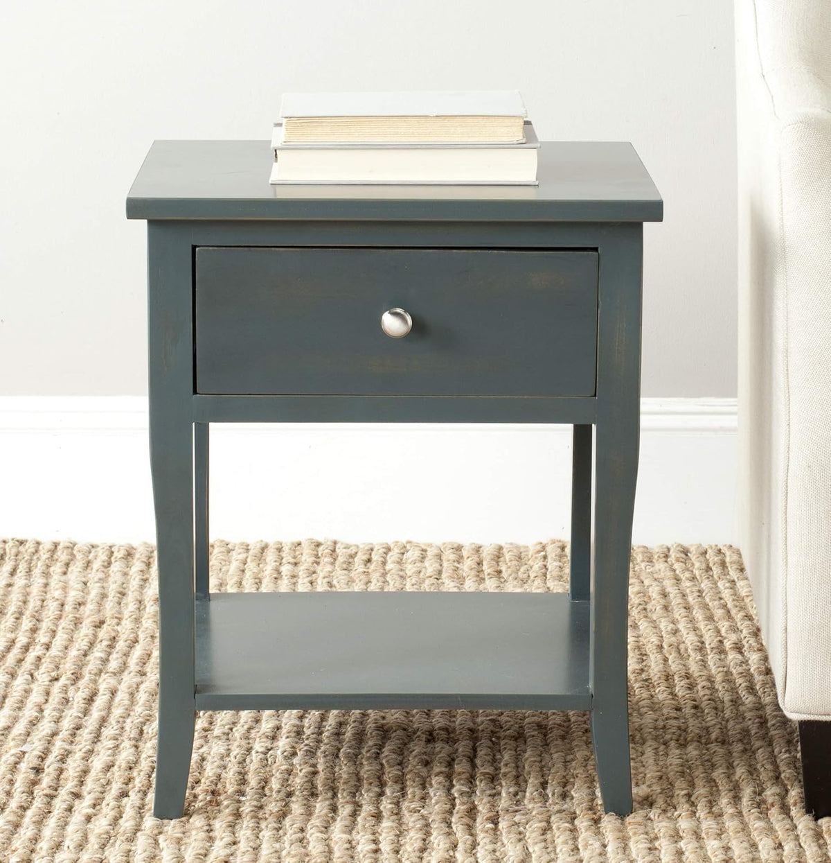Steel Teal End Table B174537