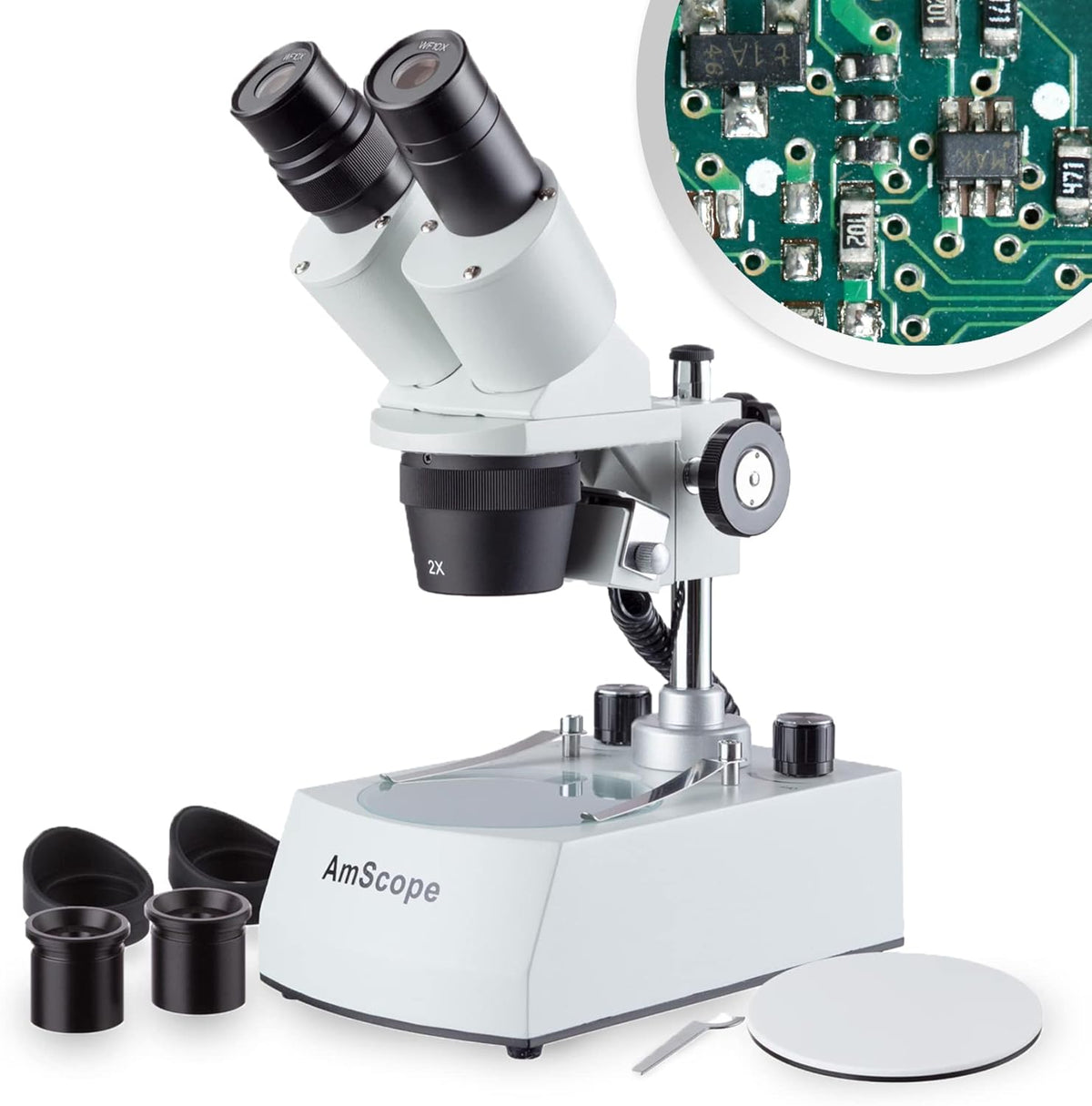 Binocular Stereo Microscope, WF10x Eyepieces, 20X and 40X Magnification T37545