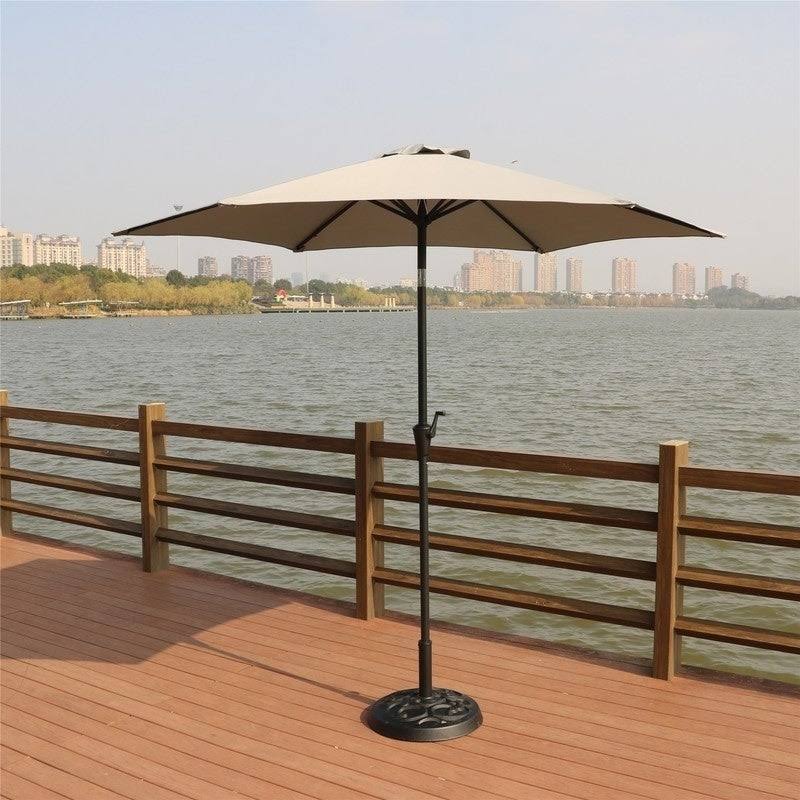 9 Feet Pole Umbrella with Carry Bag and Base X76554