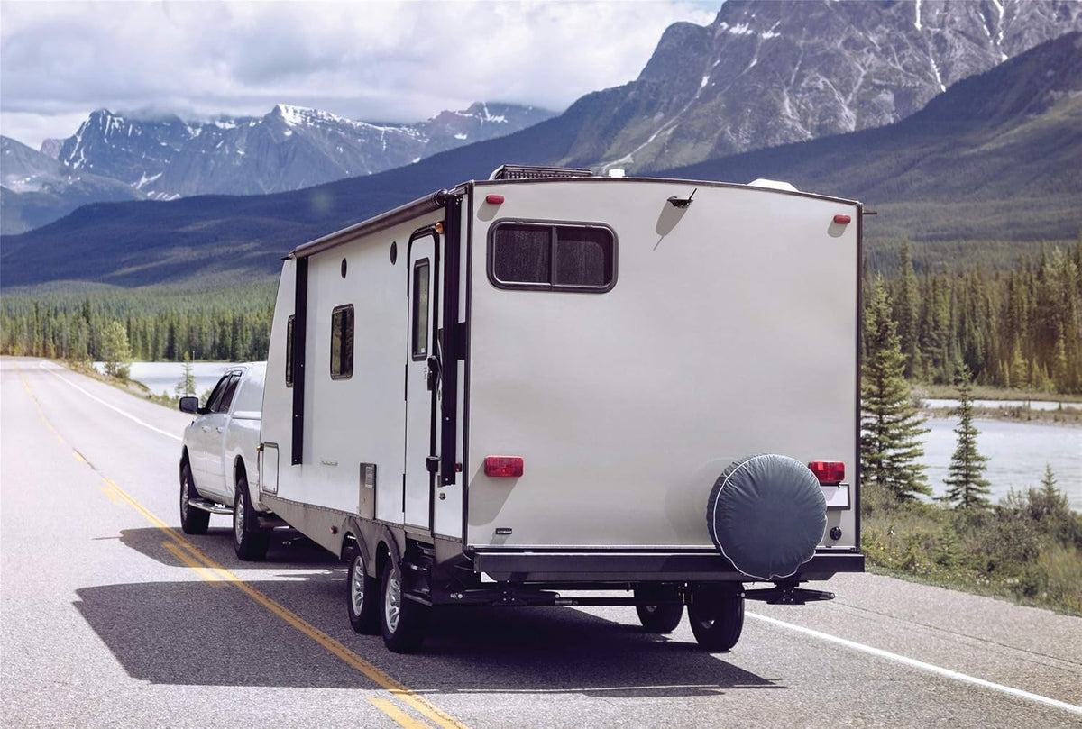 7 Inch Wireless RV Backup System with Rear Camera, Night Vision and Wide Viewing Angle, Black D379