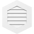 Vertical Peaked Surface Mount PVC Gable Vent H91978