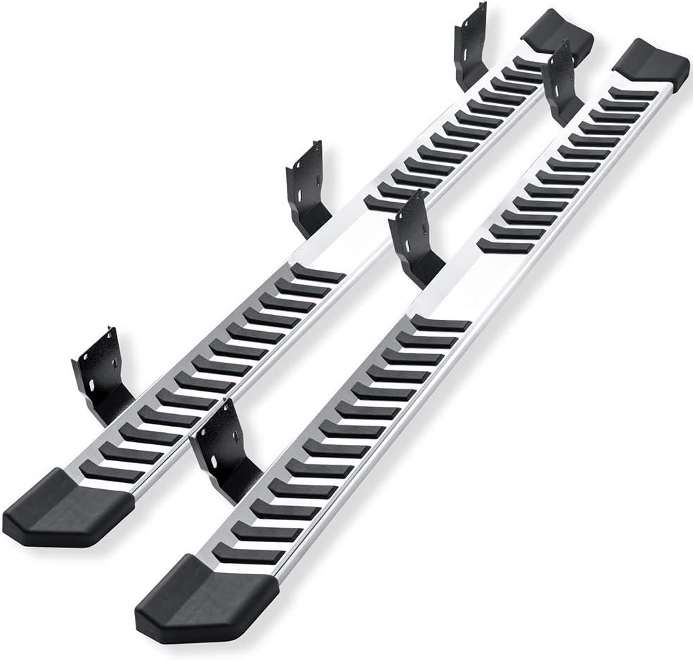 Black Stainless Steel Running Boards N176