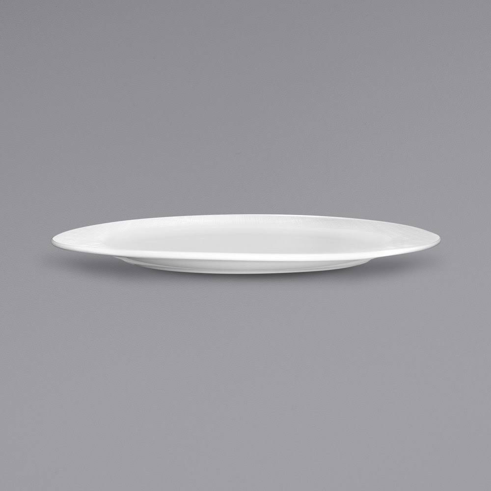 Bright White Stoneware Platter 12/Case E305