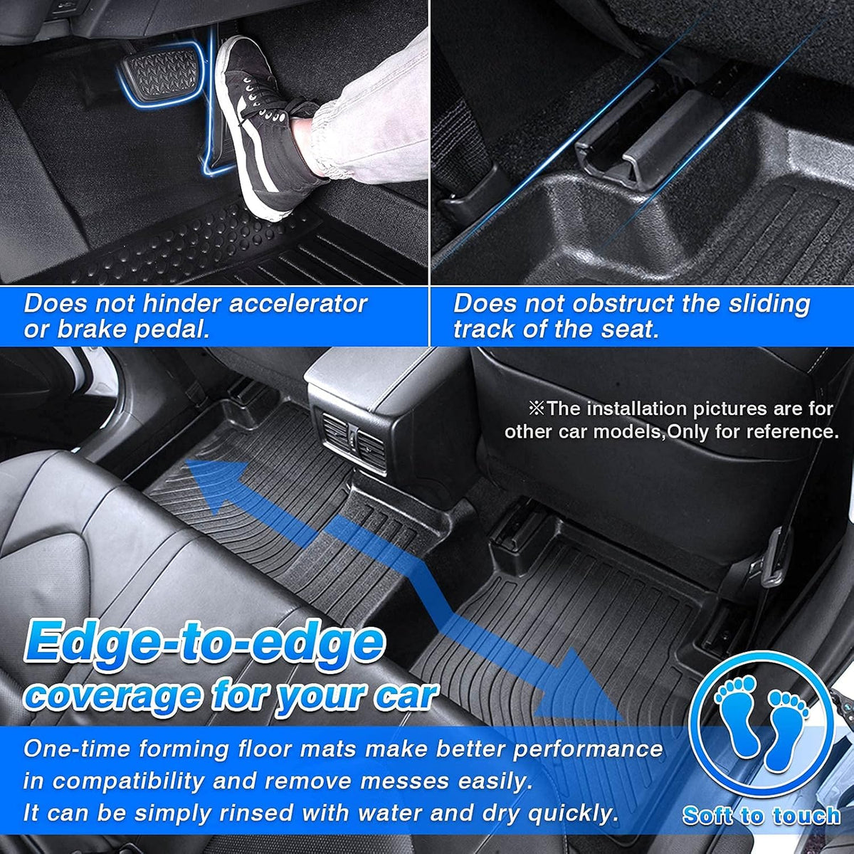 All Weather Floor Liners 3 Row Set L240