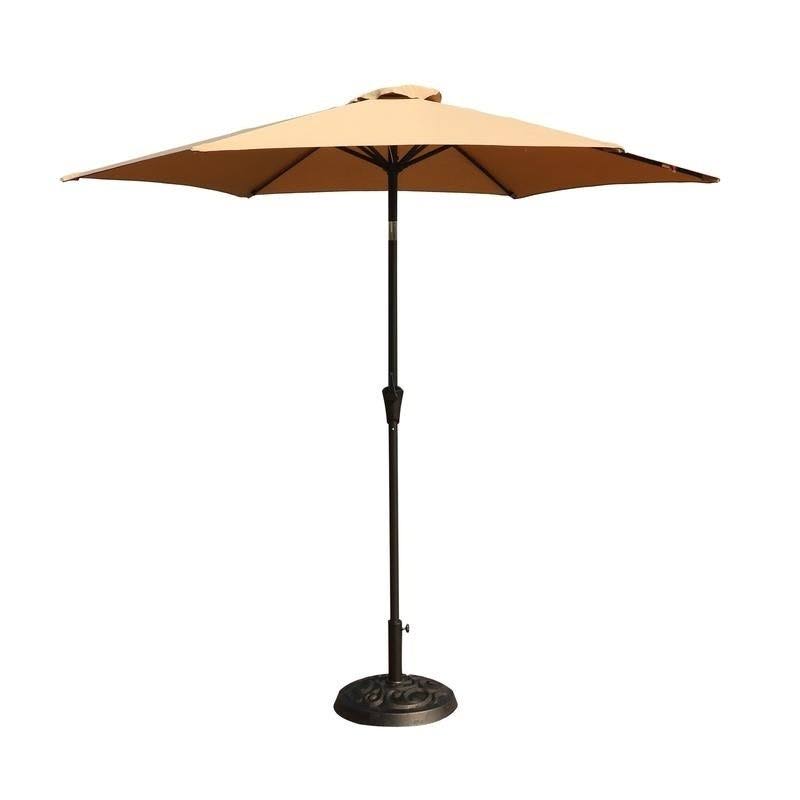 9 Feet Pole Umbrella with Carry Bag and Base X76554