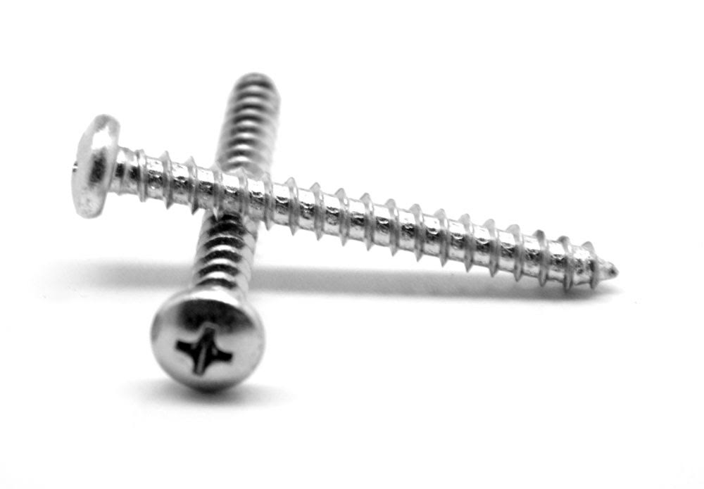1/4x22 Sheet Metal Screw Phillips Pan Head Zinc Plated T907